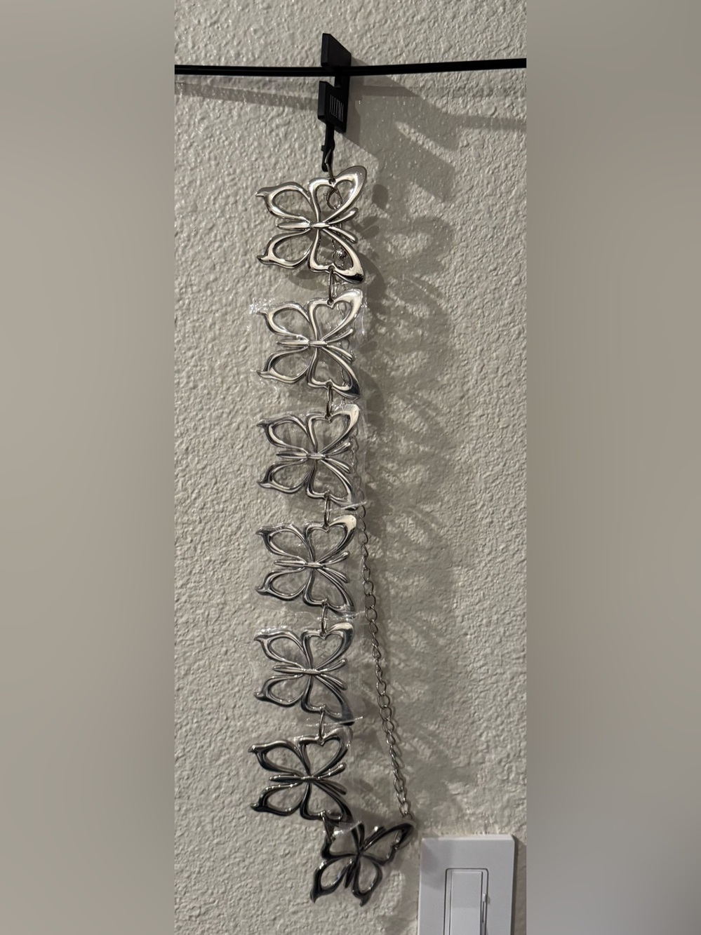 NWT Silver Butterfly-Link Waist Belt for Women